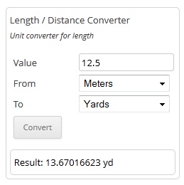 Length / Distance  with result display