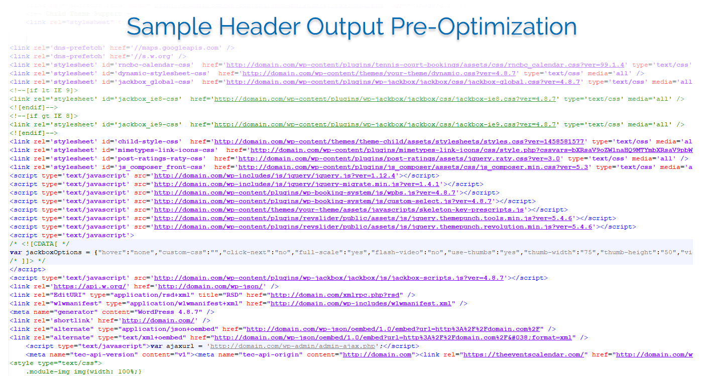Pre-Optimized Header