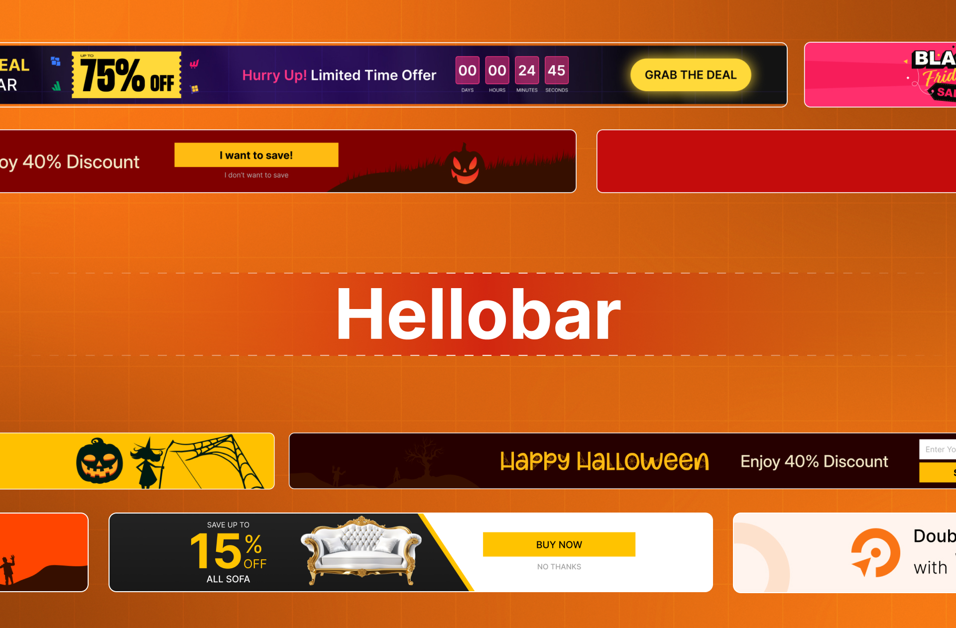 Banners/Hellobars