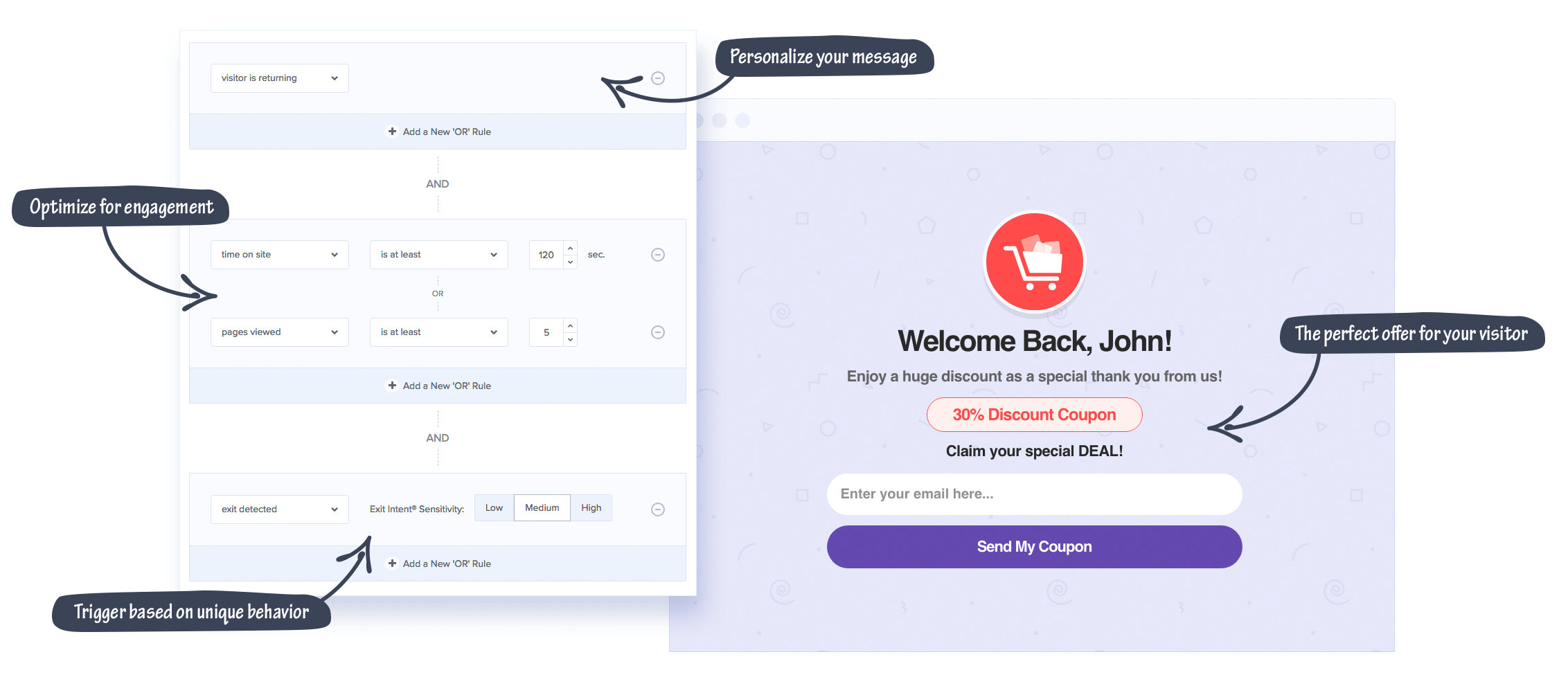 The most powerful targeting and display rules engine