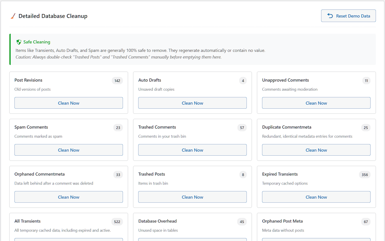 Advanced Database Operations - Defragmentation, Repair, Optimize Autoloaded Data