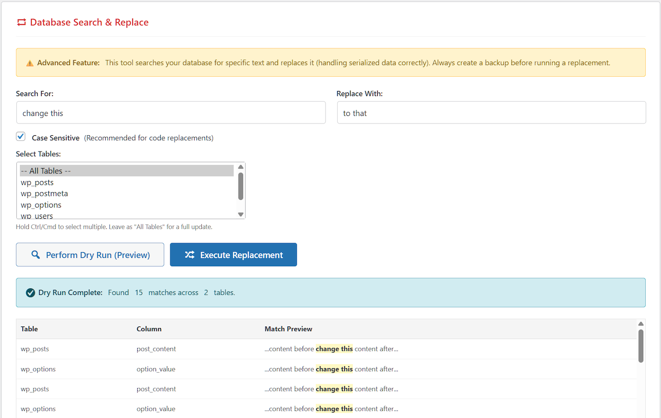 Performance Features - Toggle-based performance enhancements