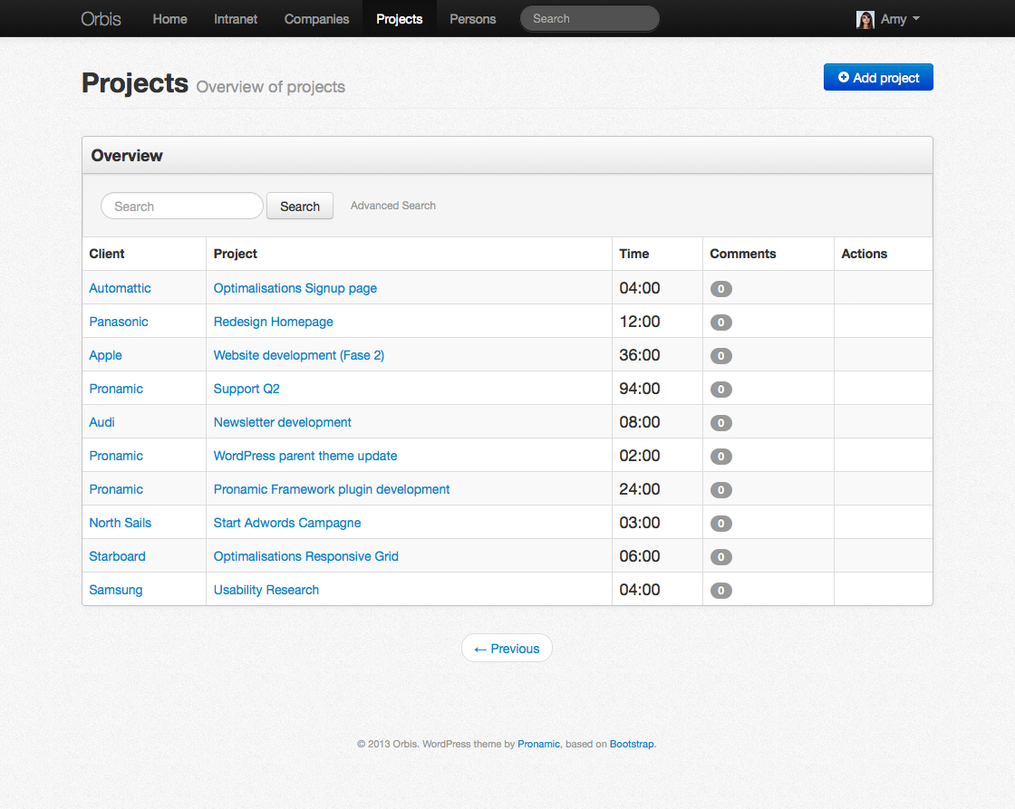 Projects
