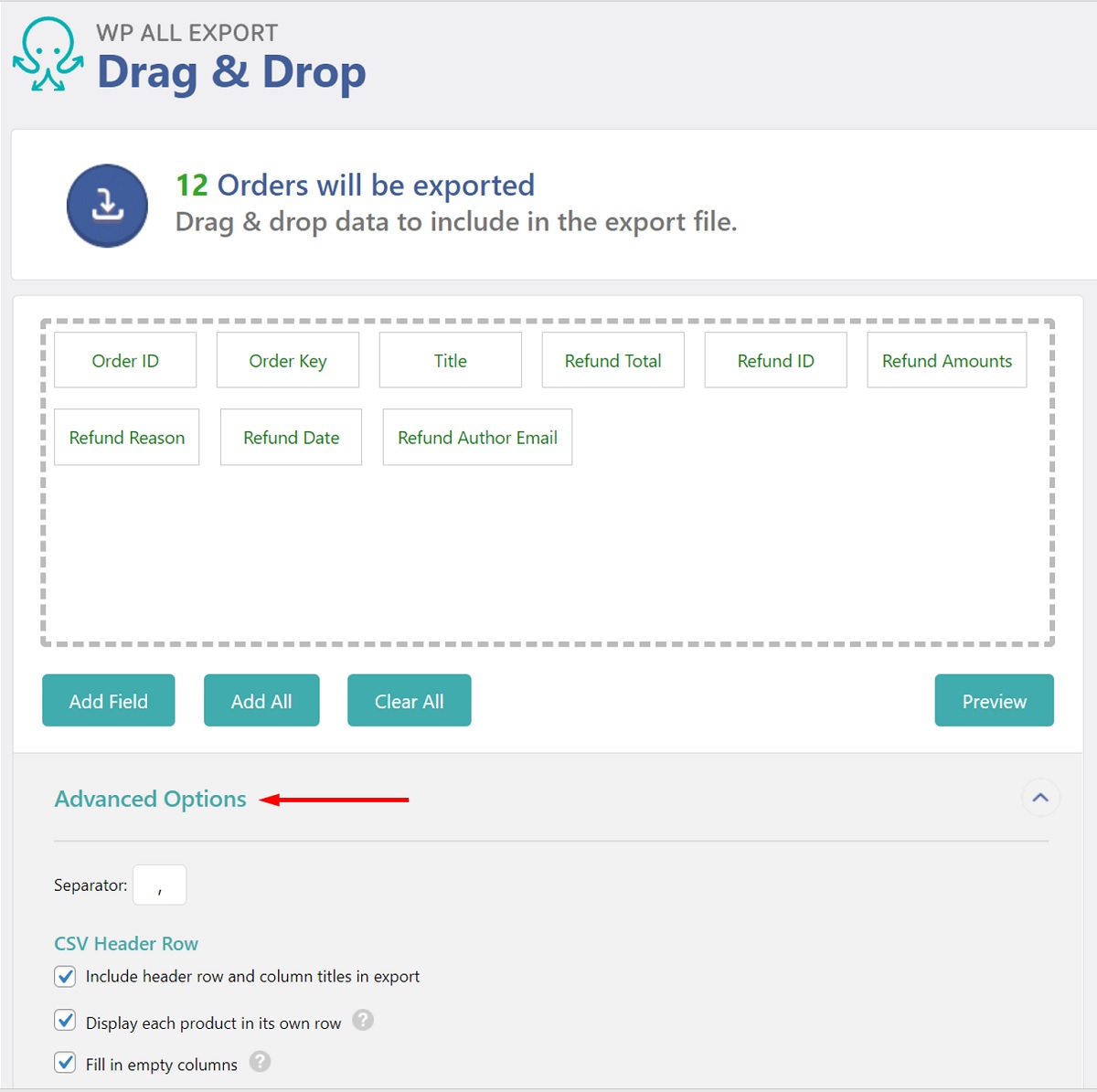 Customize WooCommerce Order Export Columns