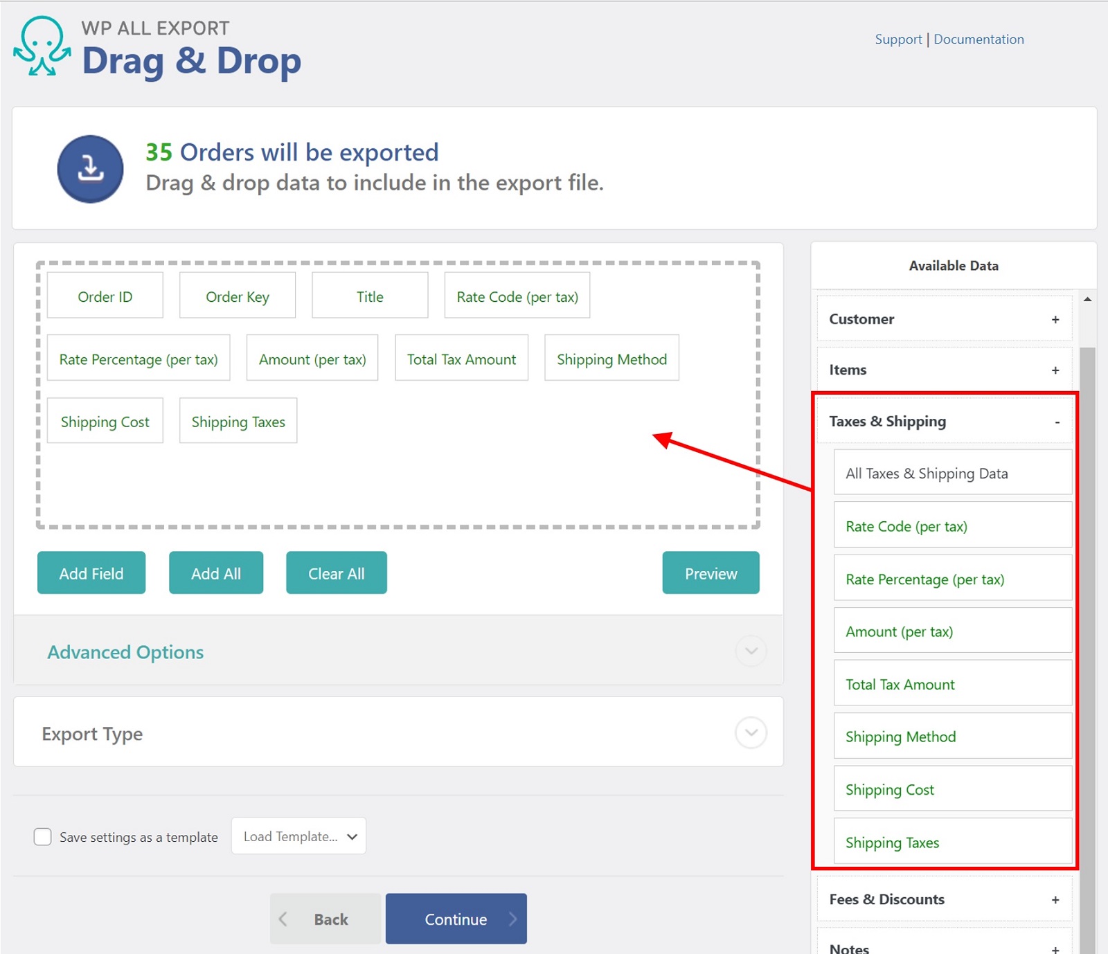 WooCommerce Order Export Single Filter