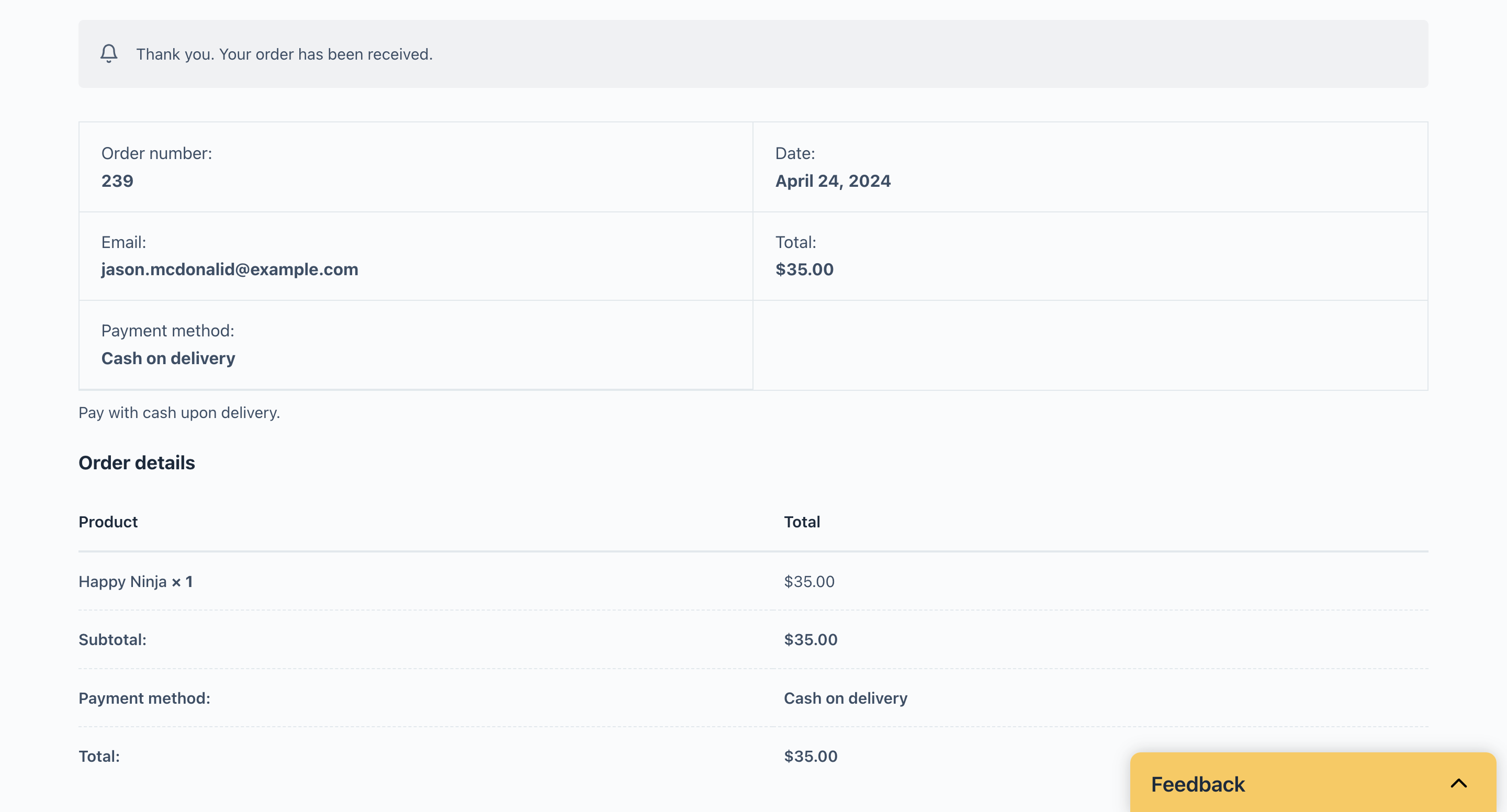 Collapsible Thank You Page Feedback Form: Streamline user experience with collapsible feedback forms.