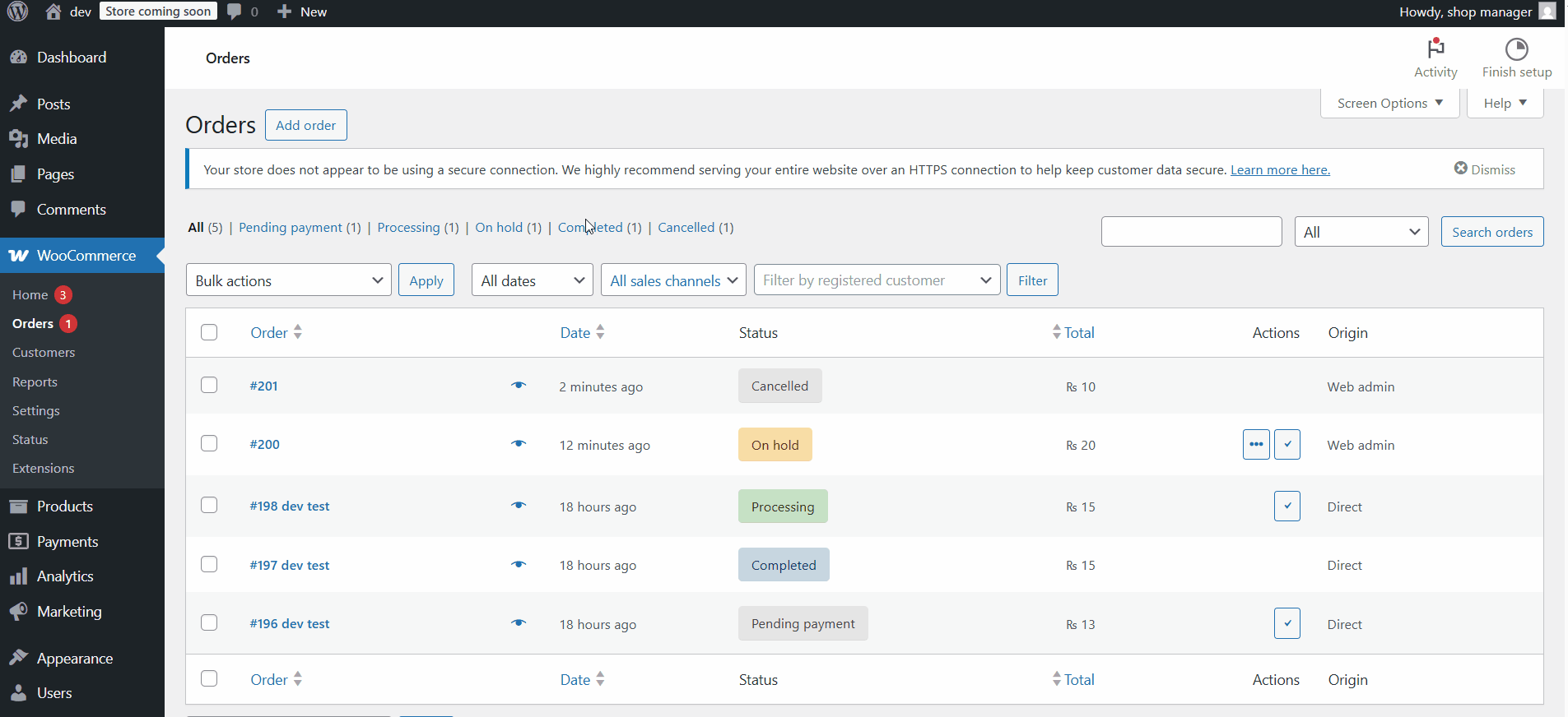 Order Statuses Overview Restriction Tab Working Explained