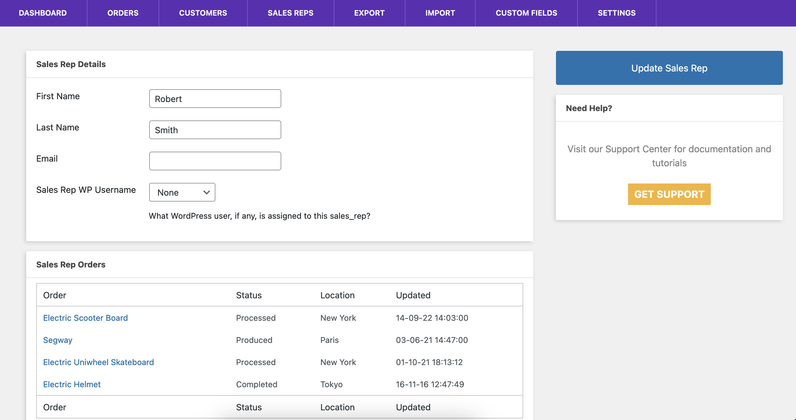 Customizing the order tracking notification emails