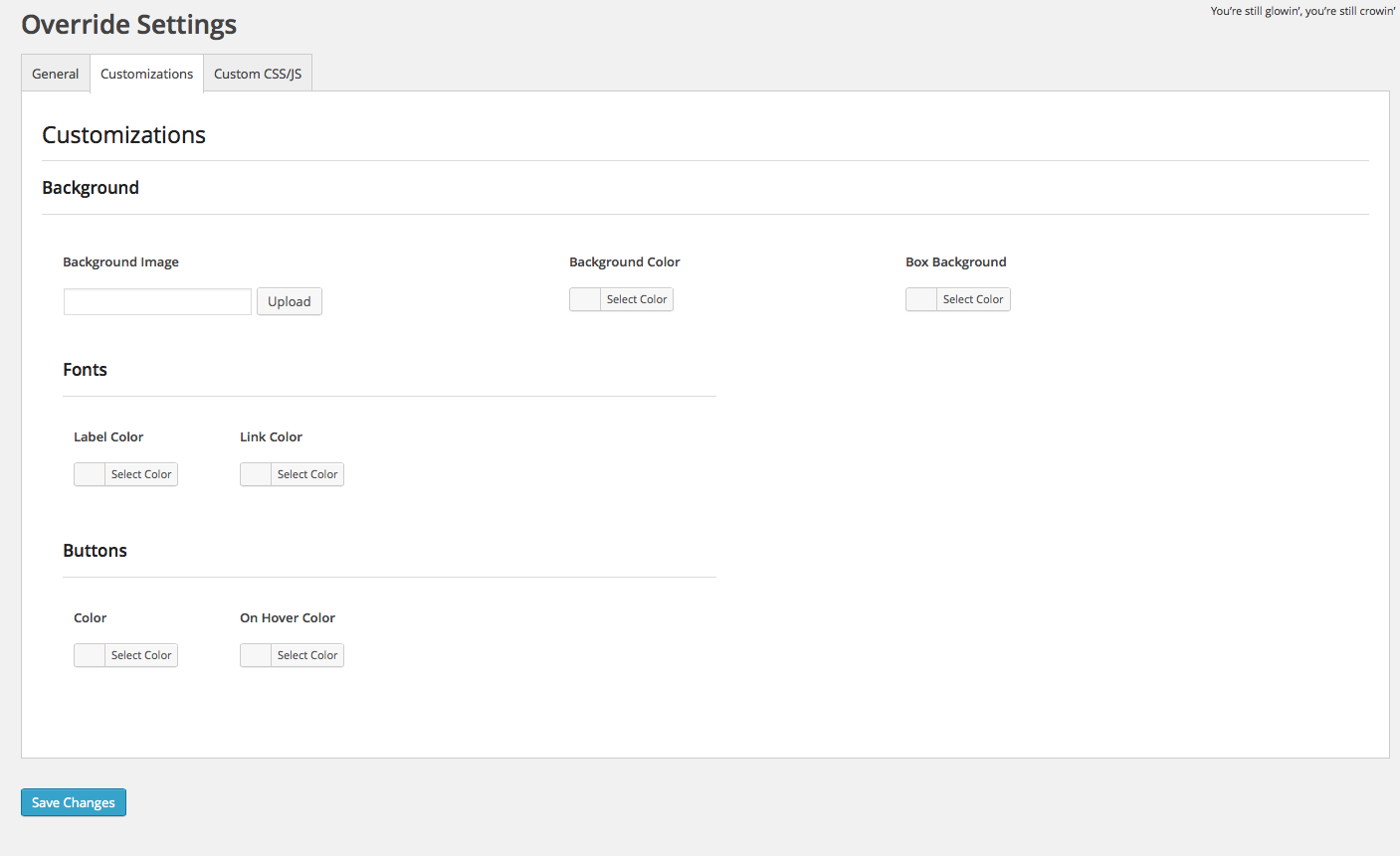 You can edit Unlimited Colors, Background Options and more