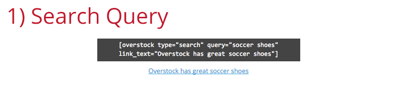 The 'Search Query' Shortcode
