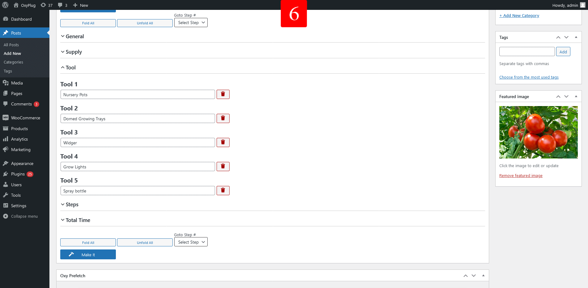 Admin - Howto Maker Total Time