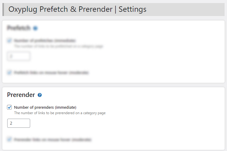 You have the option to determine the number of pages to be prerendered automatically. (immediate)