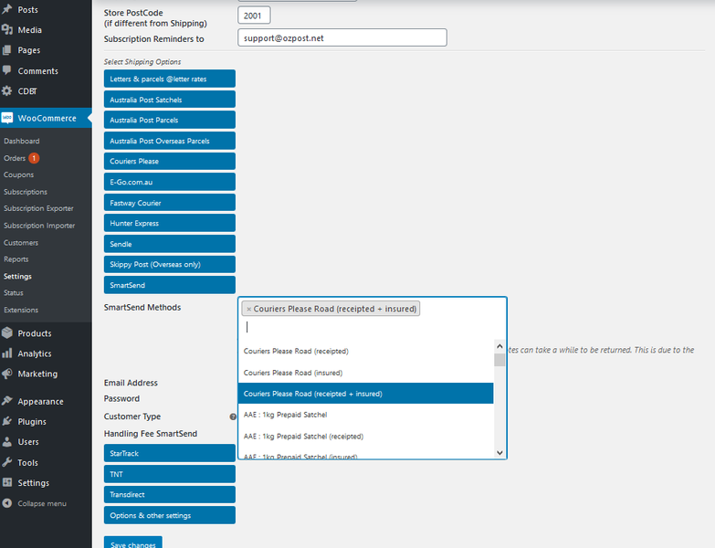 Example Settings