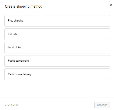 Enable shipping method – Turn on or off your shipping methods freely in the given zone