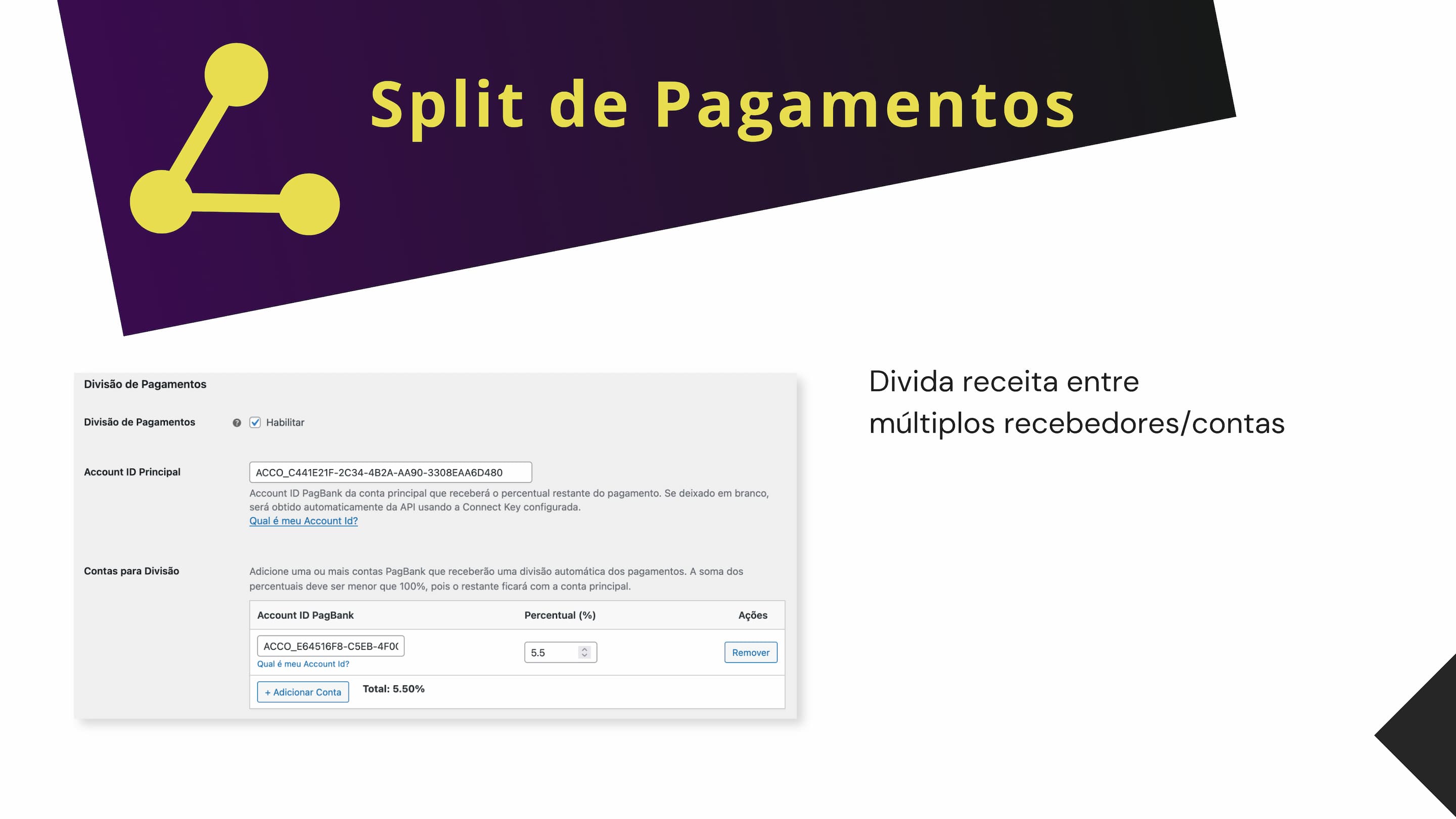 PIX e Boleto - Configurações