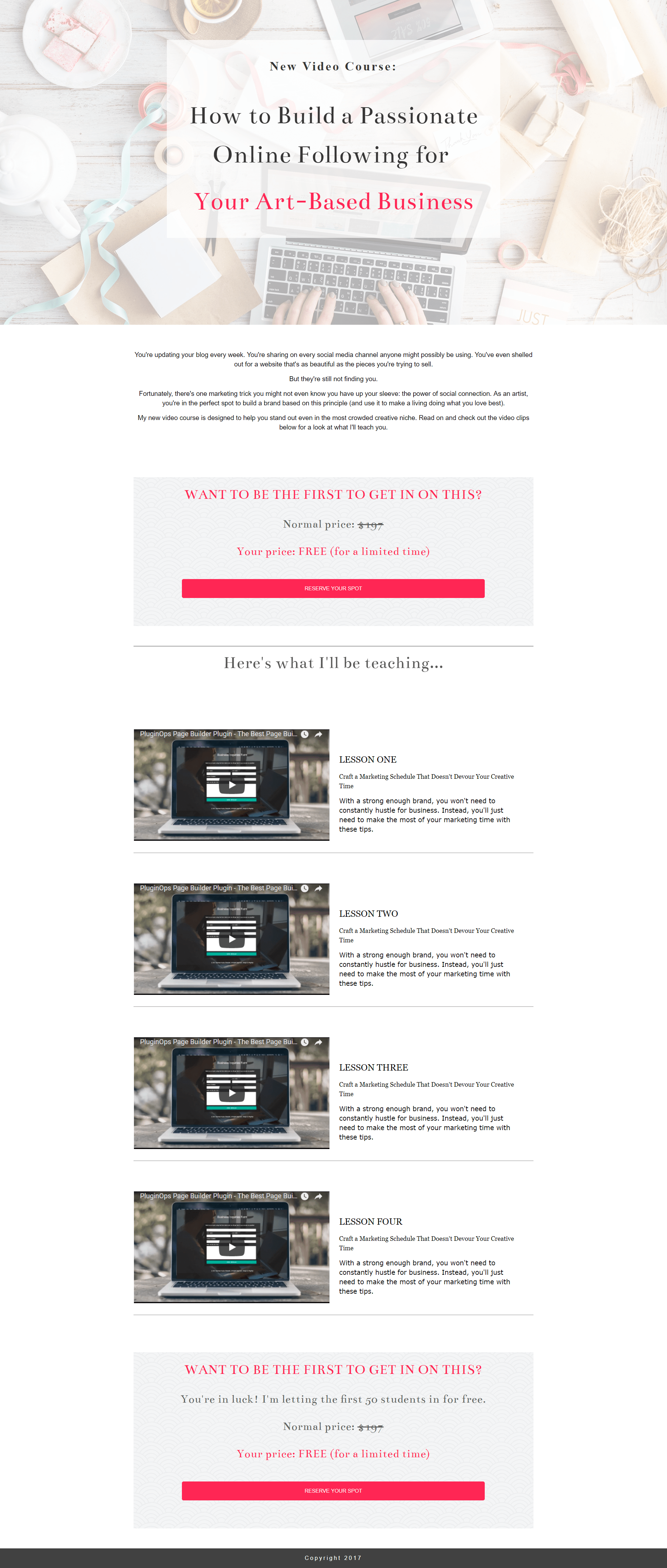 A template you will get with this plugin by PluginOps.