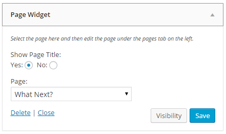 Screenshot of the plugin working in a widget area.