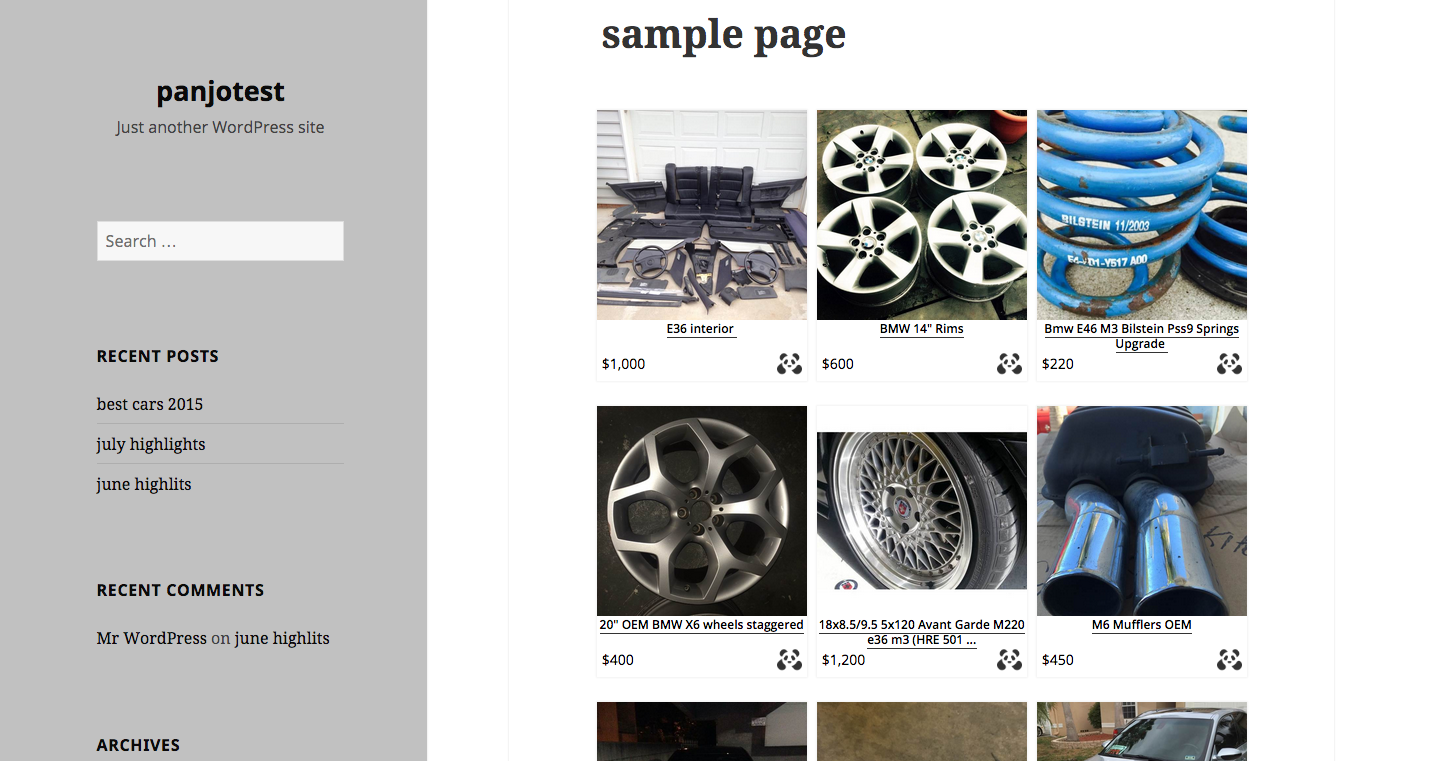 marketplace grid