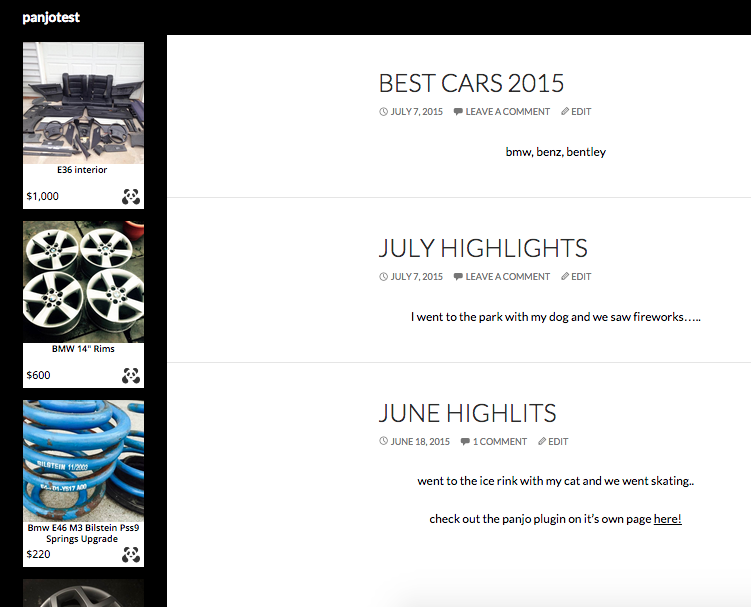 marketplace sidebar