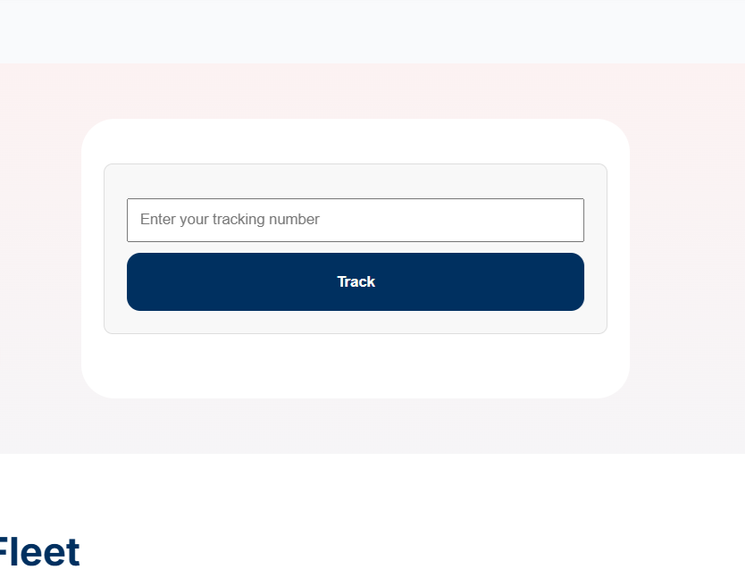 Frontend tracking form