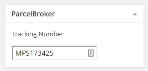 Return a tracking number automatically when the service has been booked