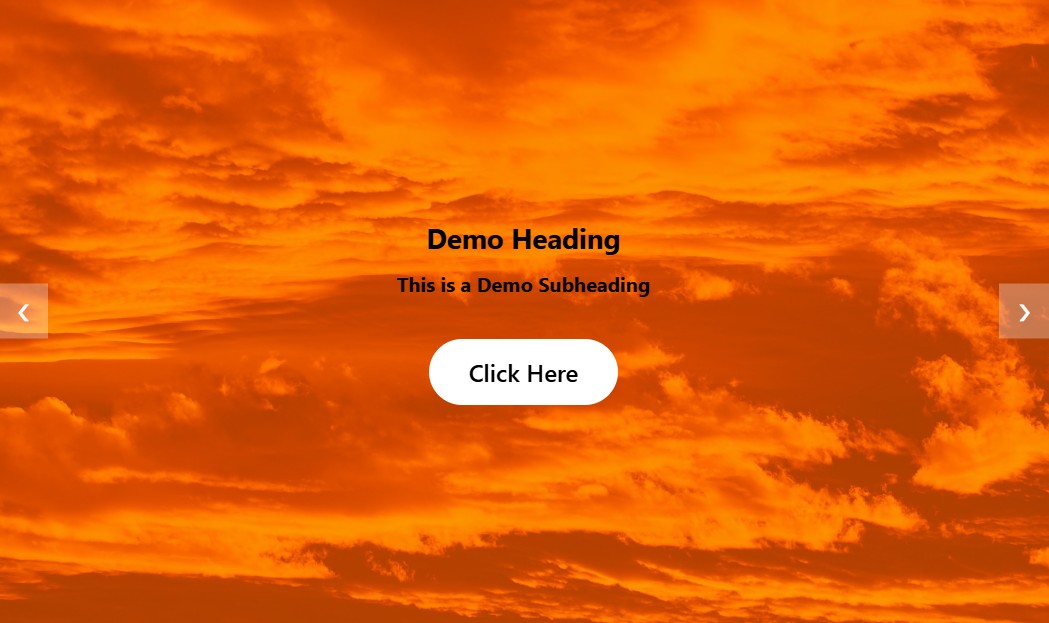 Example of using the slider without any particles