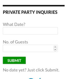 The widget theme view on the frontend of WordPress