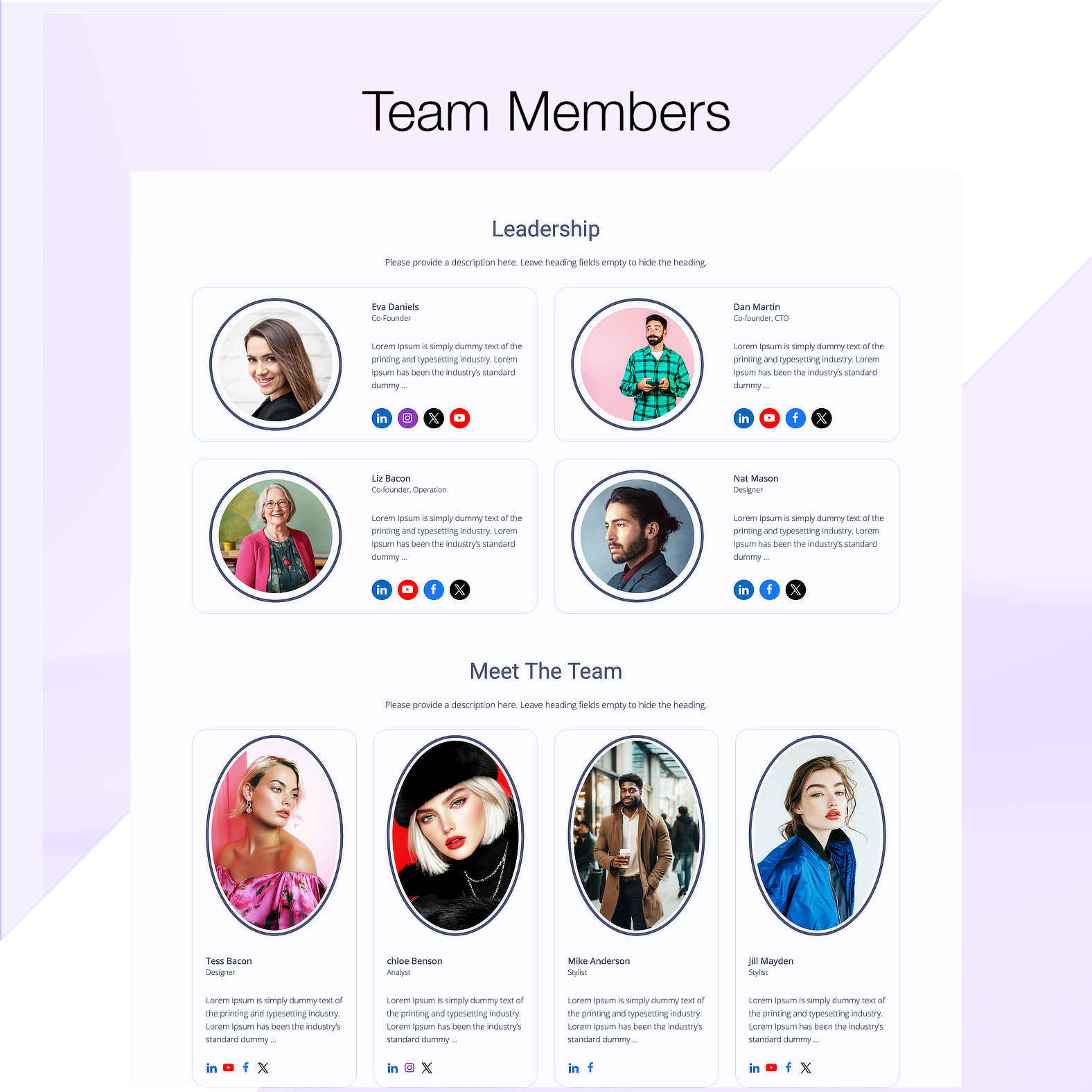 Sample About Us Page