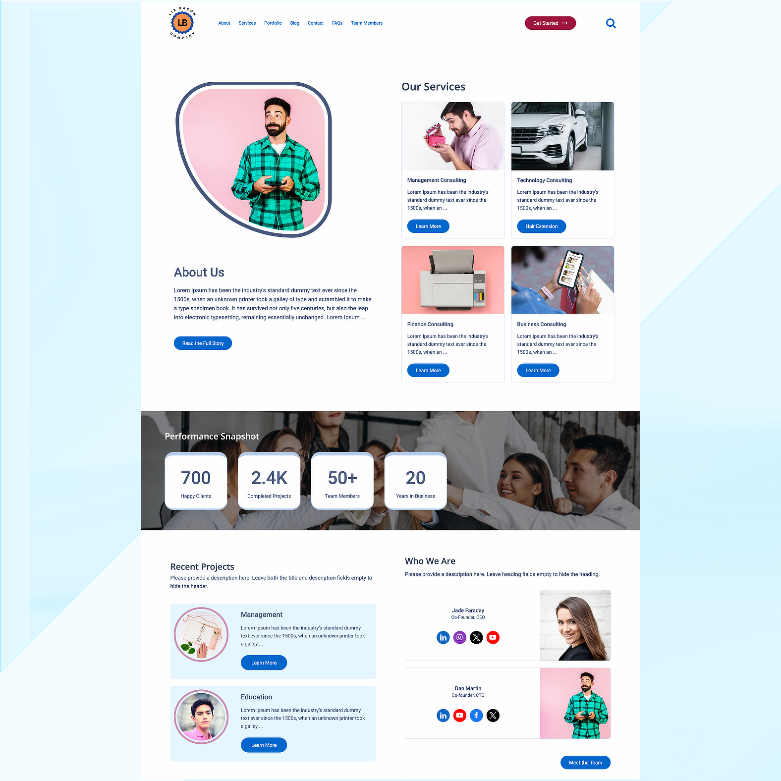 Sample Contact Us
