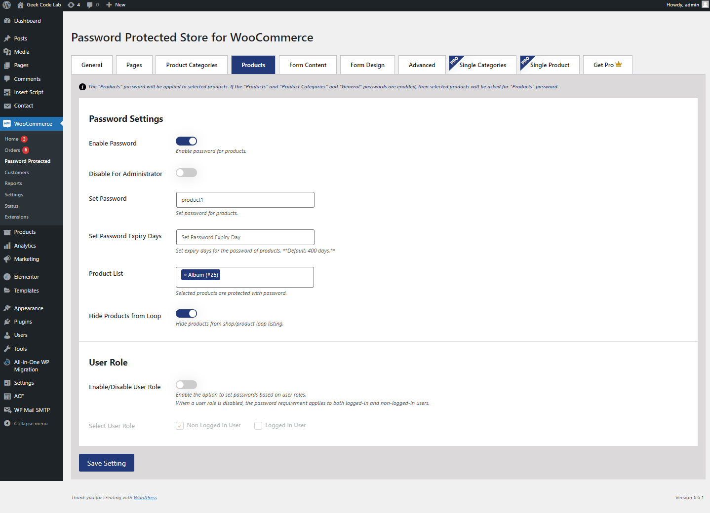 Form design
