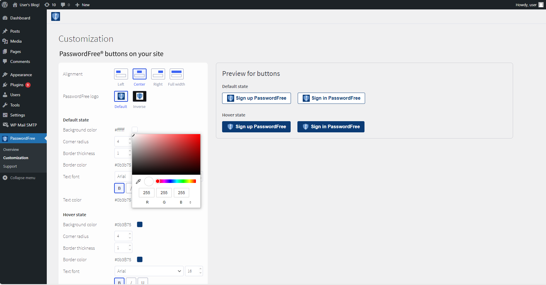 Customization