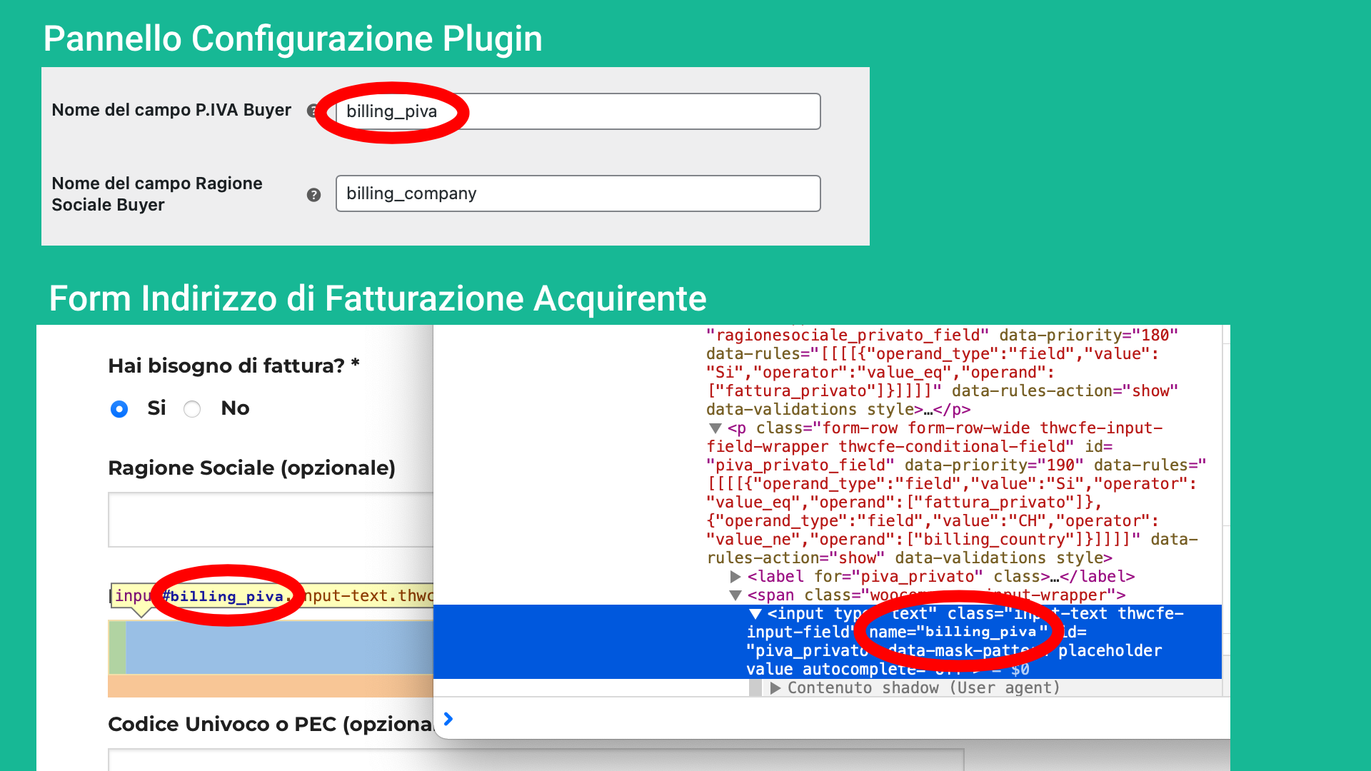 Configurazione PlugIn