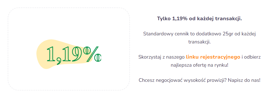 Wybór dostępnych walut oraz autoryzacja konta
