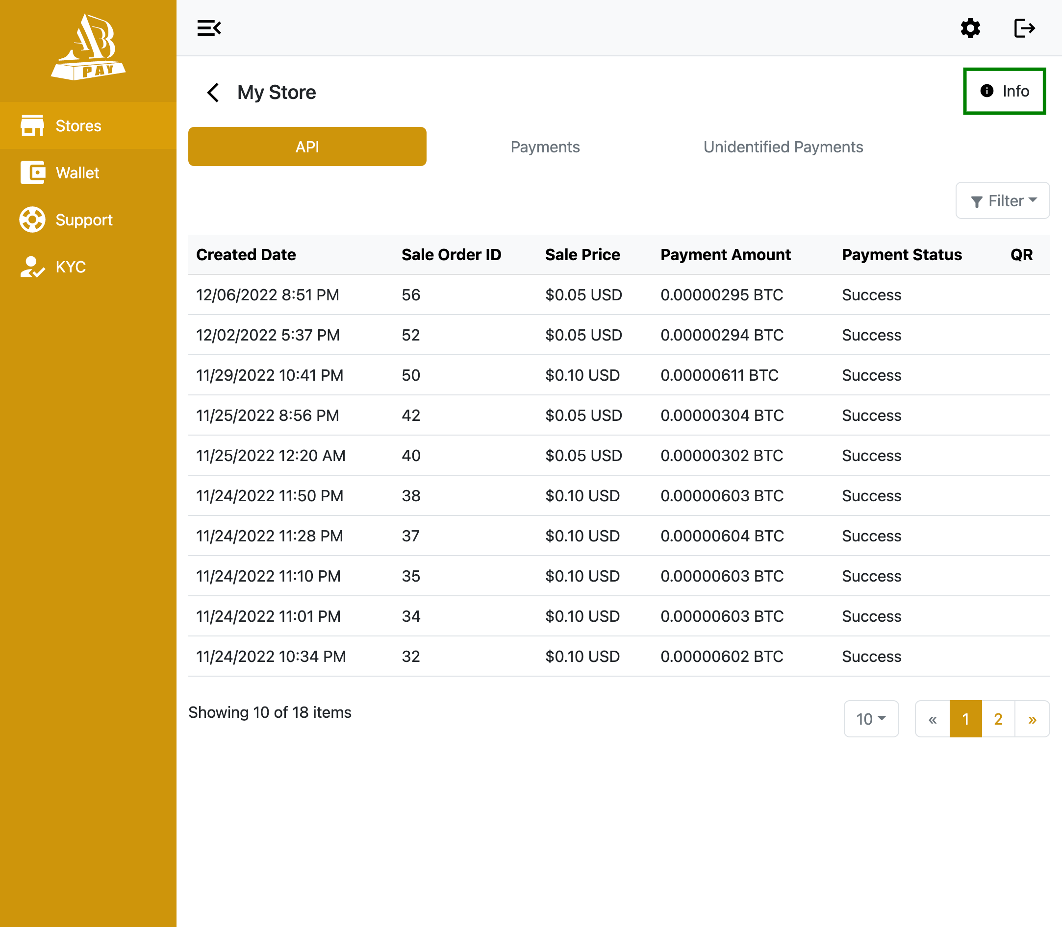 PayAABB - Invoices & Info