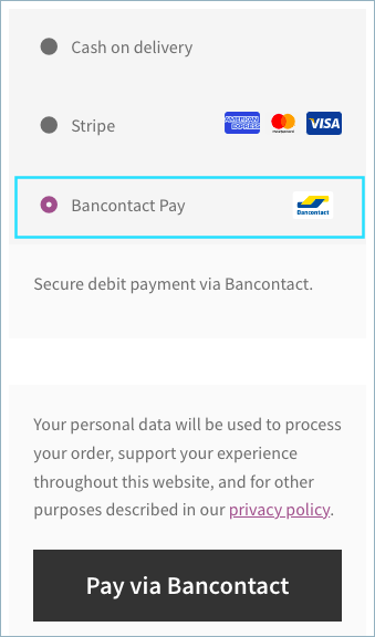 Stripe Alipay Checkout