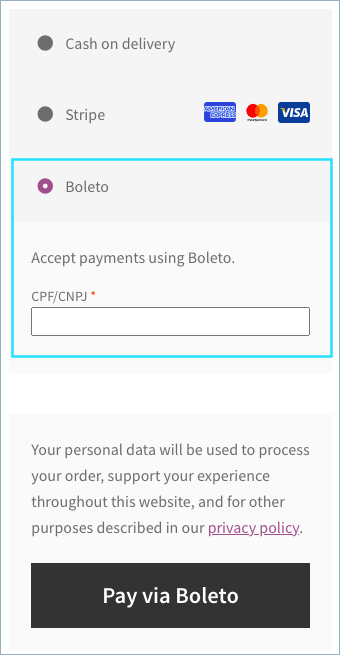 Stripe Afterpay