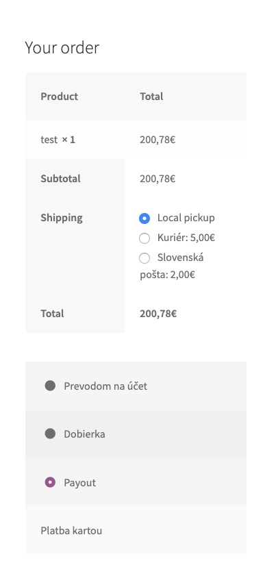 Výber platobnej brány