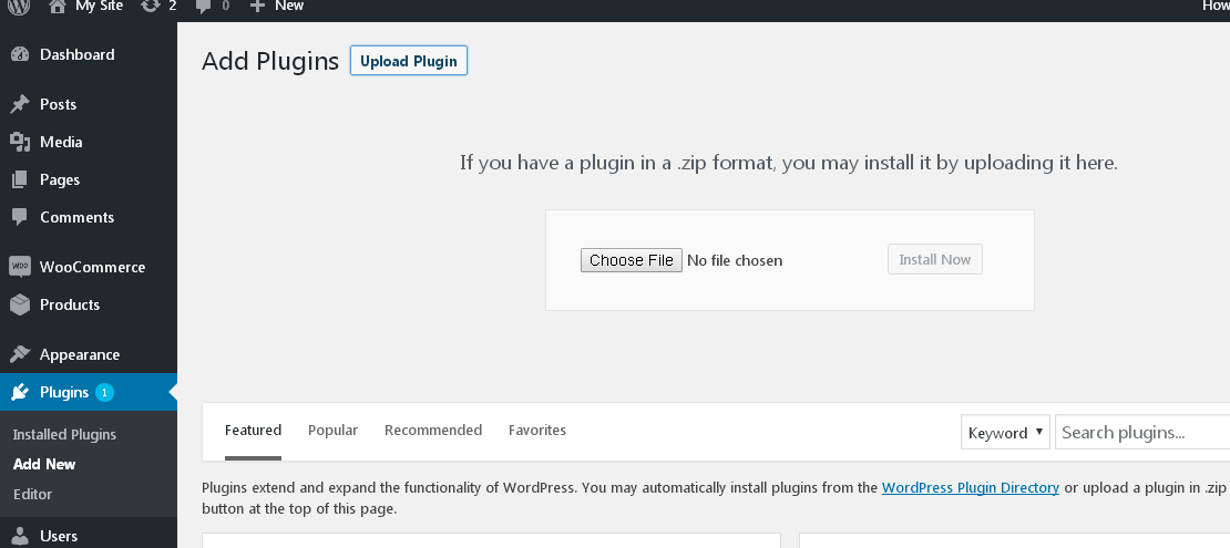 screenshot-1: Upload and install/activate PayU payment plugin to Wordpress.