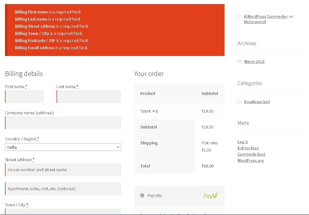 screenshot-2: Configure PayU payment plugin under WooCommerce - Settings - Payments tab.