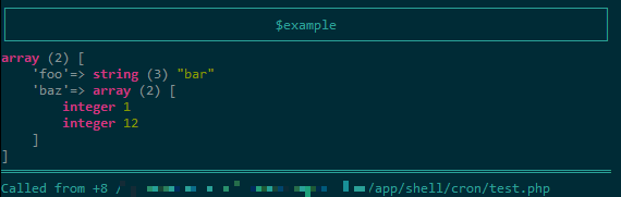 CLI is detected and formatted for automatically, the output is colored too