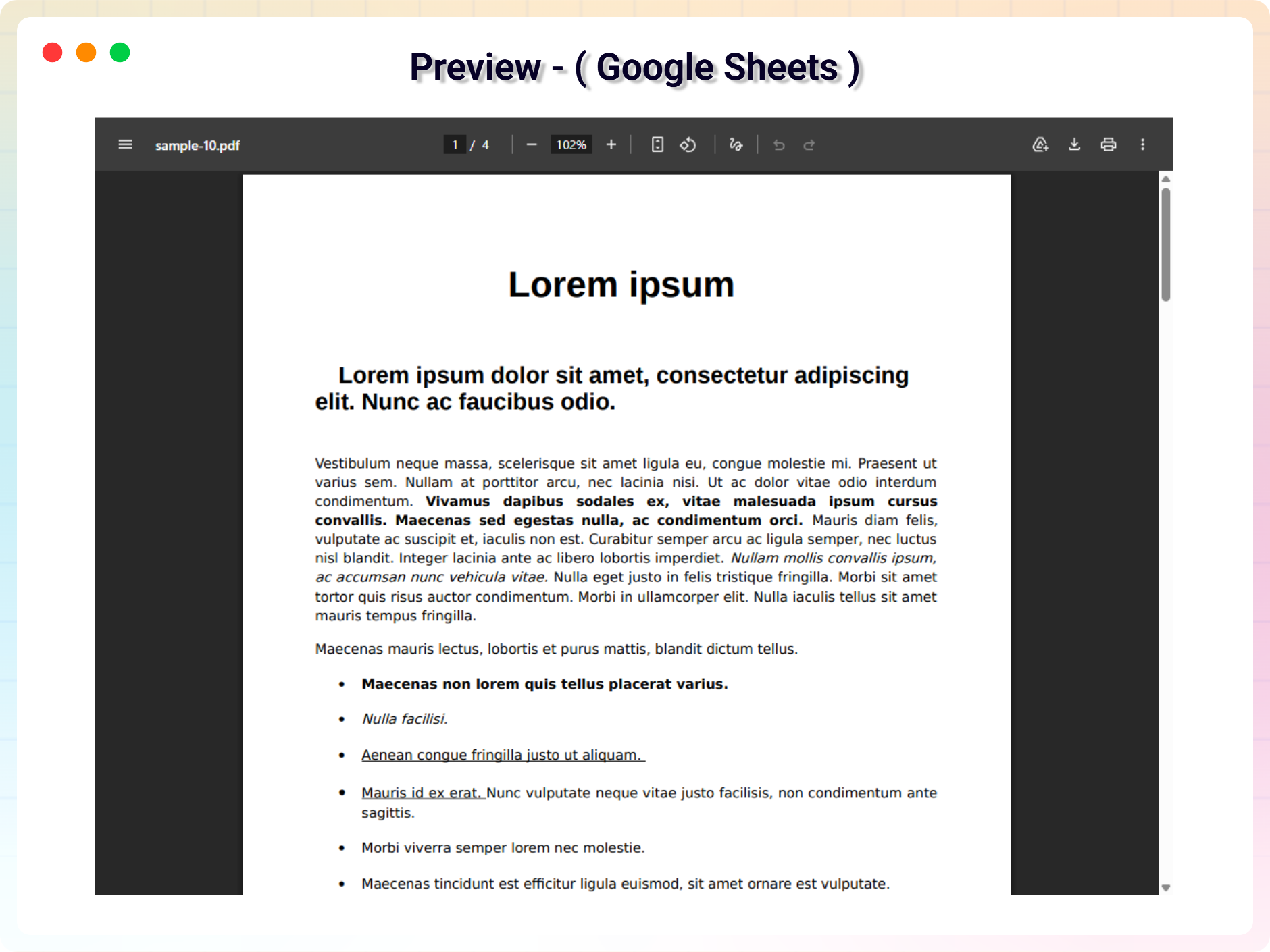 Preview - ( Sleek PDF Viewer )