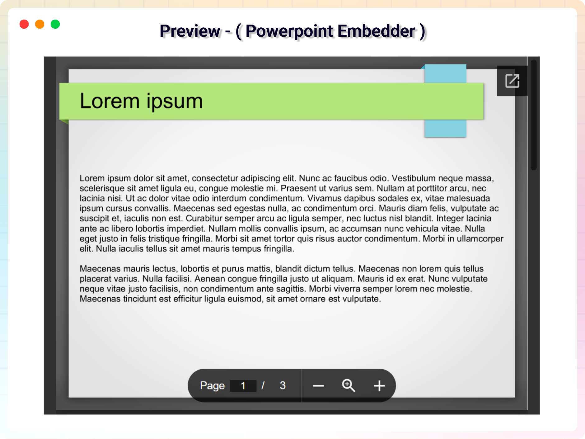 Preview - ( Mozilla PDF Viewer )