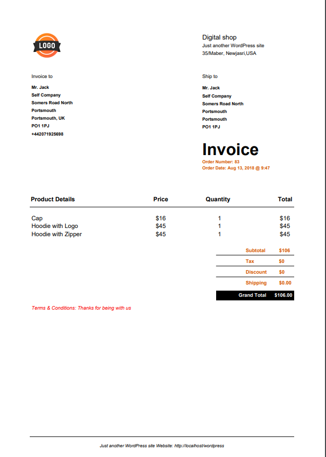 Invoice