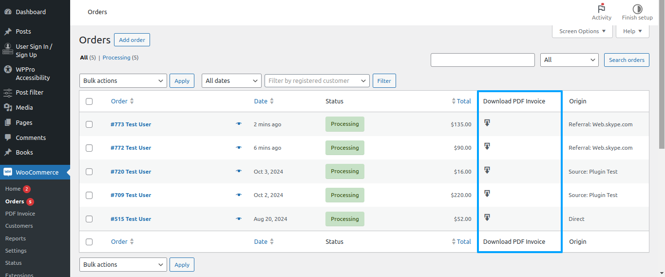Admin Dashboard :: Orders