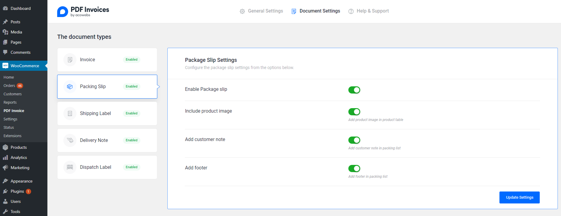 Invoice Customizer