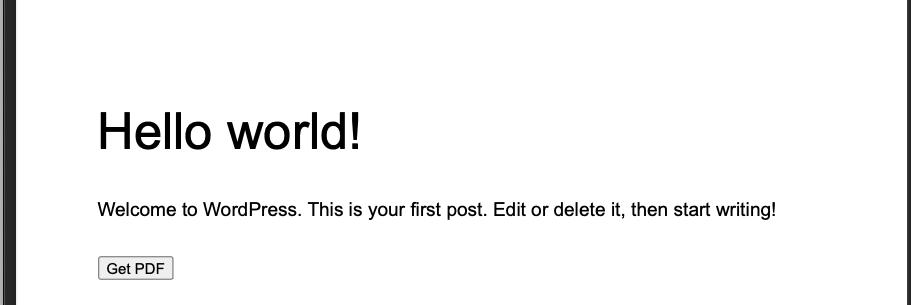 Example generated PDF