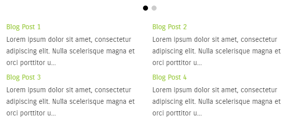 Example: no images, latest posts from selected category