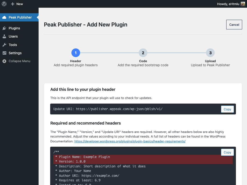 The plugin will now also be displayed in the overview of all plugins.