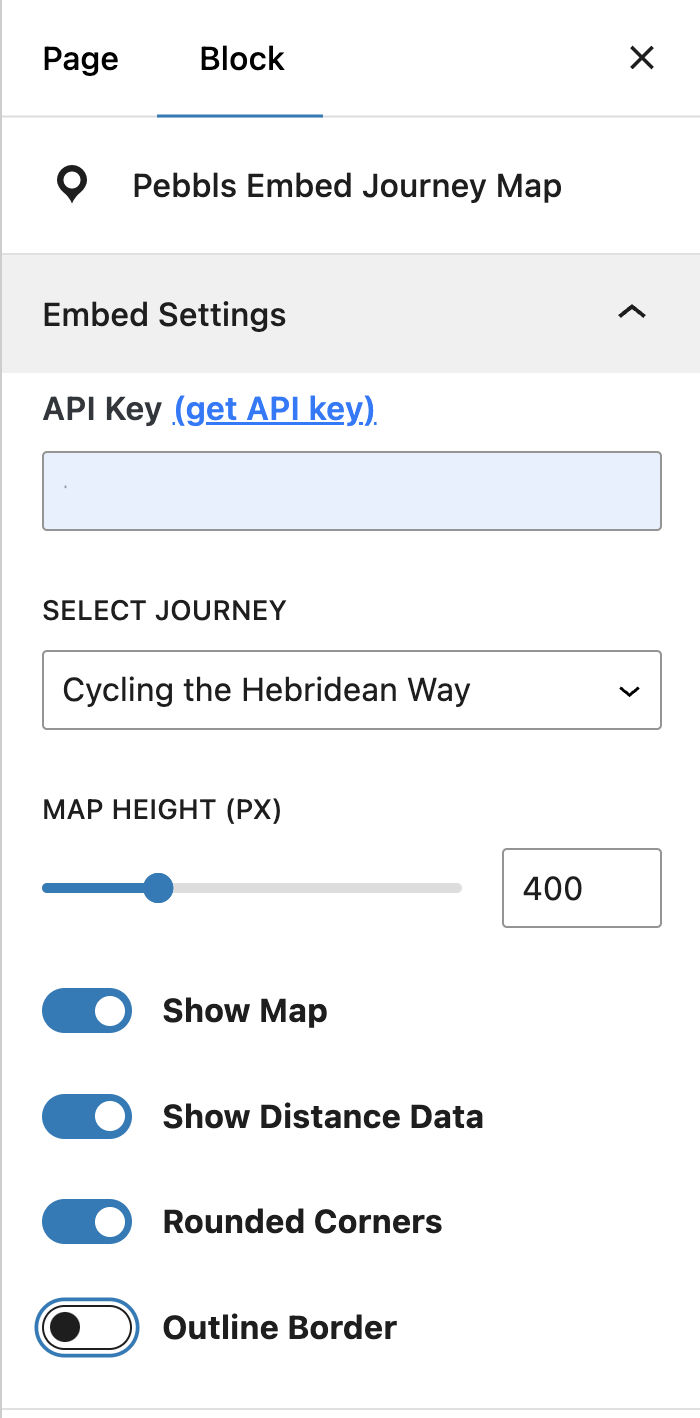 Easily obtain and enter your API key for integration.