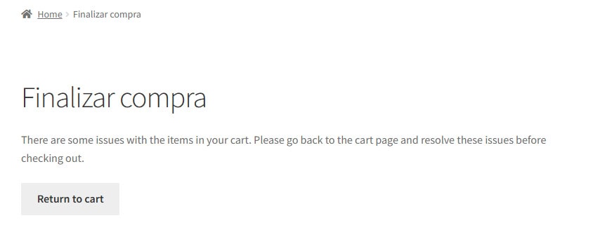 Notice on the checkout page if the minimum is not met.